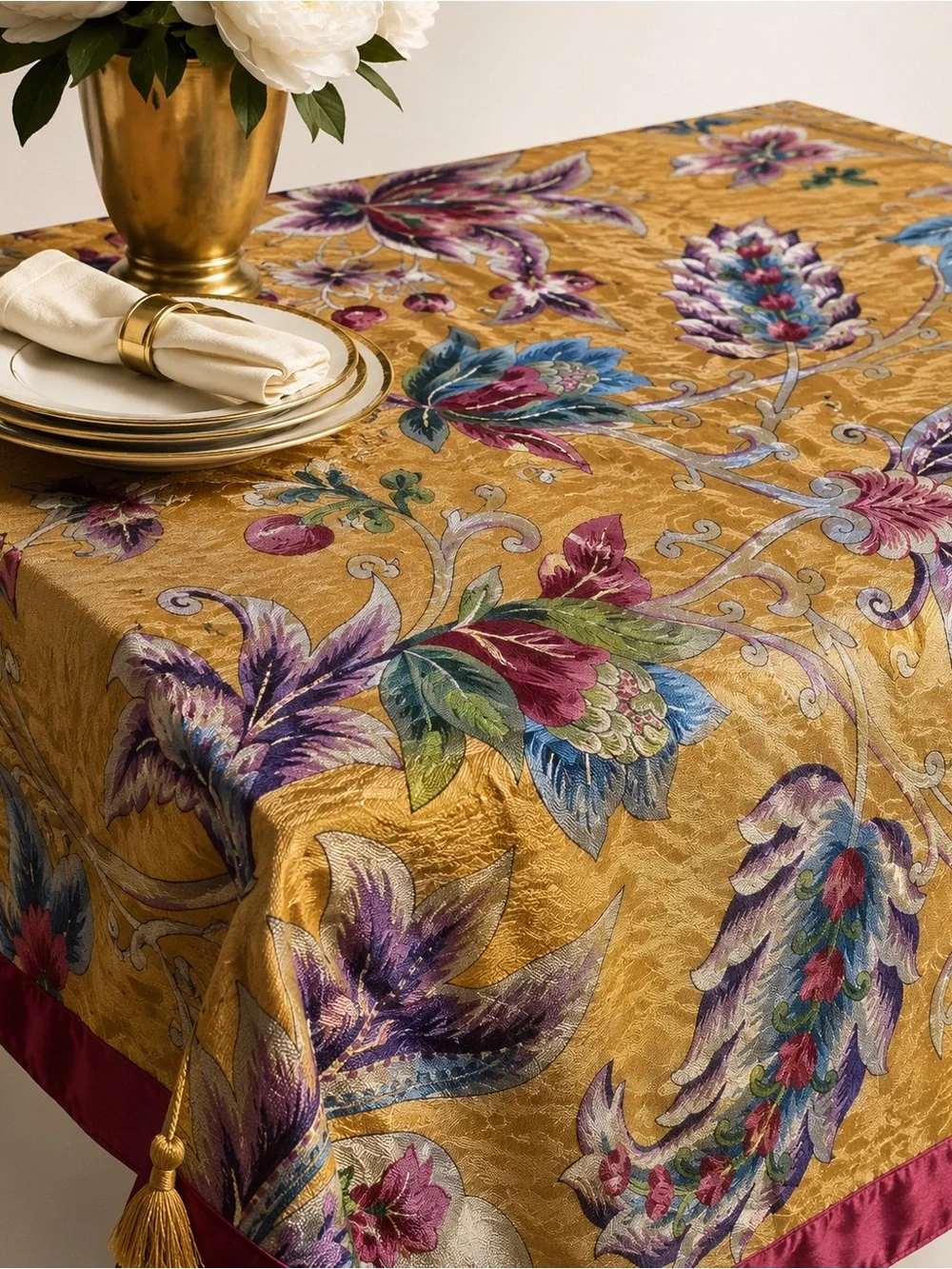 Etro Tapestry Italian Elrond Wall decor Piano Table and Bed runner Art 1900